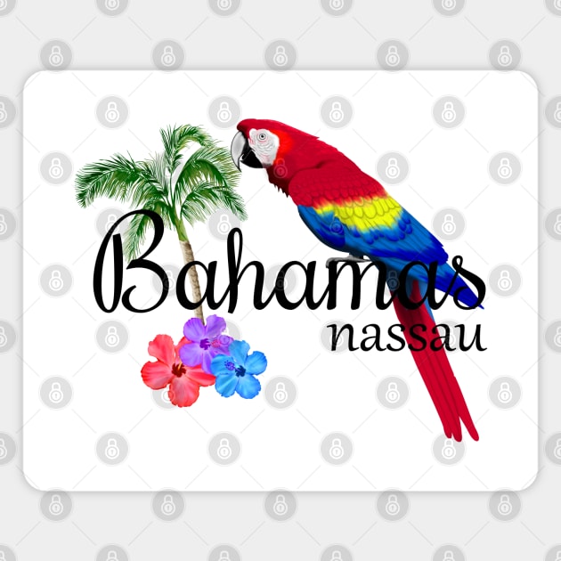 Tropical Nassau Bahamas Magnet by macdonaldcreativestudios